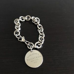Return to Tiffany's Circle Tag Charm Bracelet